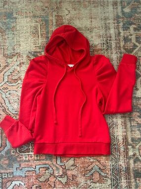 Rebecca Minkoff Red Hooded Sweatshirt
